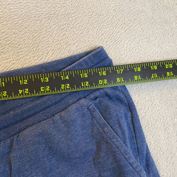 Tek Gear Mens Jogger Pants Large In Blue Heather Cotton-Polyester Blend Drawstri - Picture 5 of 8